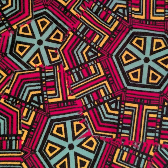 LuLaRoe TC Multicolored Geometric Print Leggins - Picture 3 of 4